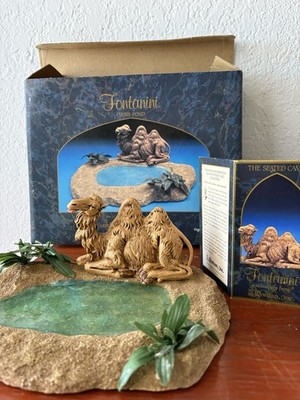 Fontanini 5'' Scale Oasis Pond W/ BIX Nativity Village 94816 w/ CAMEL - Retired