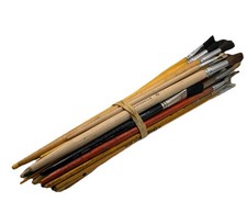 Lot Of Assorted Artist Paint Brushes Painting Various Brands