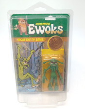 1985 Kenner Star Wars Ewoks DULOK SCOUT With Coin w Case NIP