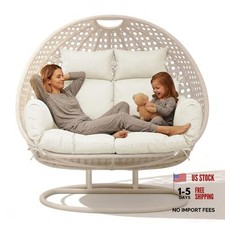 Double Egg Chair Cushion Replacement - Outdoor Hanging Egg Chair Cushions Cream