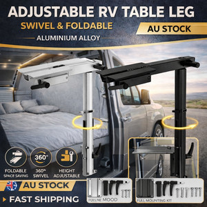 Pied De Table Pliable En Alliage D'aluminium 31.1 Pouces - Pour Camping-car, Caravane, Démontable - Neuf