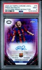 2023-24 Topps Chrome UEFA Women's CL Auto Fridolina Rolfo #FR Pink 003/199 PSA 9