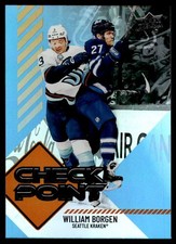 2024-25 Upper Deck Checkpoint William Borgen Seattle Kraken #CP-20