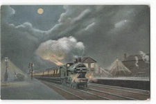 G.N.R. "Scotch Express" Valentine Series VTG Postcard TM2.