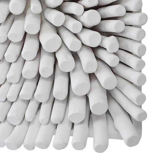 Uttermost 04322 Portside Matte White Wood Wall Panel - Picture 5 of 7