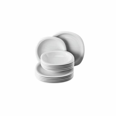 Rosenthal Tafelset Suomi 12-tlg., Service, Porzellan, Weiß, 17000-800001-18339