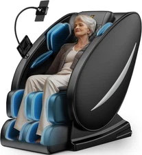 Zero Gravity Full Body Massage Chair Recliner W/Heat Air Compression 5 Auto Mode
