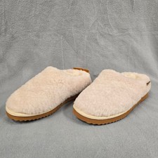EMU Ridge Australia Womens Sheepskin Fleece Slippers Cream Scuff Size 7 NWT