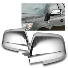 For 2007-2015 Toyota Tundra / Sequoia Chrome ABS Side Mirror Covers Caps 2PCS