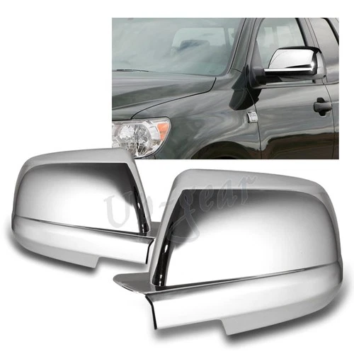 For 2007-2015 Toyota Tundra / Sequoia Chrome ABS Side Mirror Covers Caps 2PCS