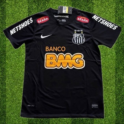 Neymar Santos #11 Black Retro Soccer Jersey | eBay