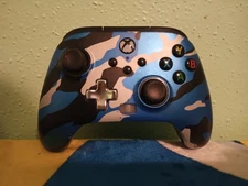PowerA Xbox Blue Camo Wired Controller (WITHOUT CABLE)