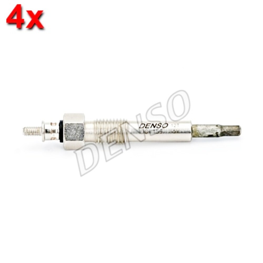 DENSO 4x Glow Plug For BEDFORD Midi ISUZU Gemini OPEL VAUXHALL 87-97 1214309