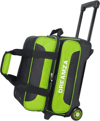 Roller Wheels 2 2 Double Ball Bag W/Separate with Bowling Ball  Bowling Ball Bag