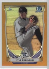 2014 Bowman Draft Chrome Gold Refractor 7/50 Kyle Freeland #CDP5 6ns