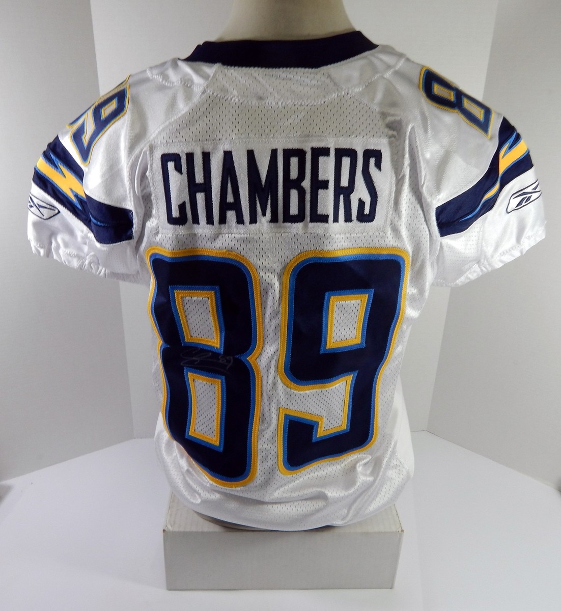 2008 San Diego Chargers Chris Chambers #89 Game Issued