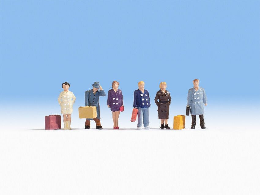 Passengers (6) HO Gauge figures Noch 15219
