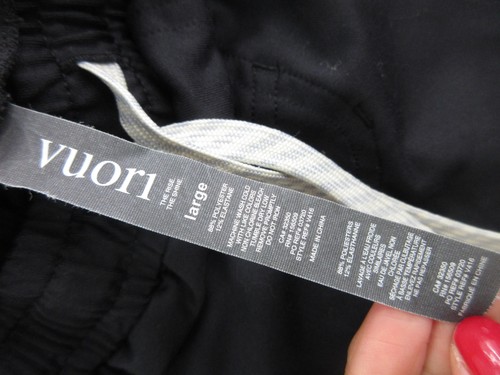 Pantalone Vuori Uomo Large Nero The Rise The Shine Joggers Zip Tasche Lounge - Foto 7 di 11
