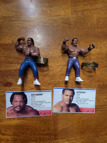 WCW Doom Ron Simmons & Butch Reed Action Figures F...