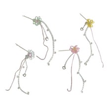 Sparkling Tassels Crystal Hair Clip Wedding Party Hair Jewelry Sturdy Alloy