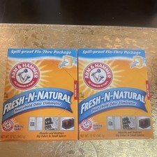 Arm Hammer Fresh-N-Natural Odor Eliminator 2 Pack 12 oz Spill-Proof Box