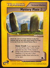 Mystery Plate Beta 134/144 – Skyridge Pokémon Card Uncommon
