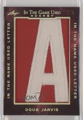 2019-20 Leaf ITG Used In The Name Gold Spectrum 2/6 Doug Jarvis #NUL-11 0q0