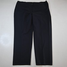 Talbots 18W Navy Blue Heritage Mid Rise Straight Dress Womens Pants