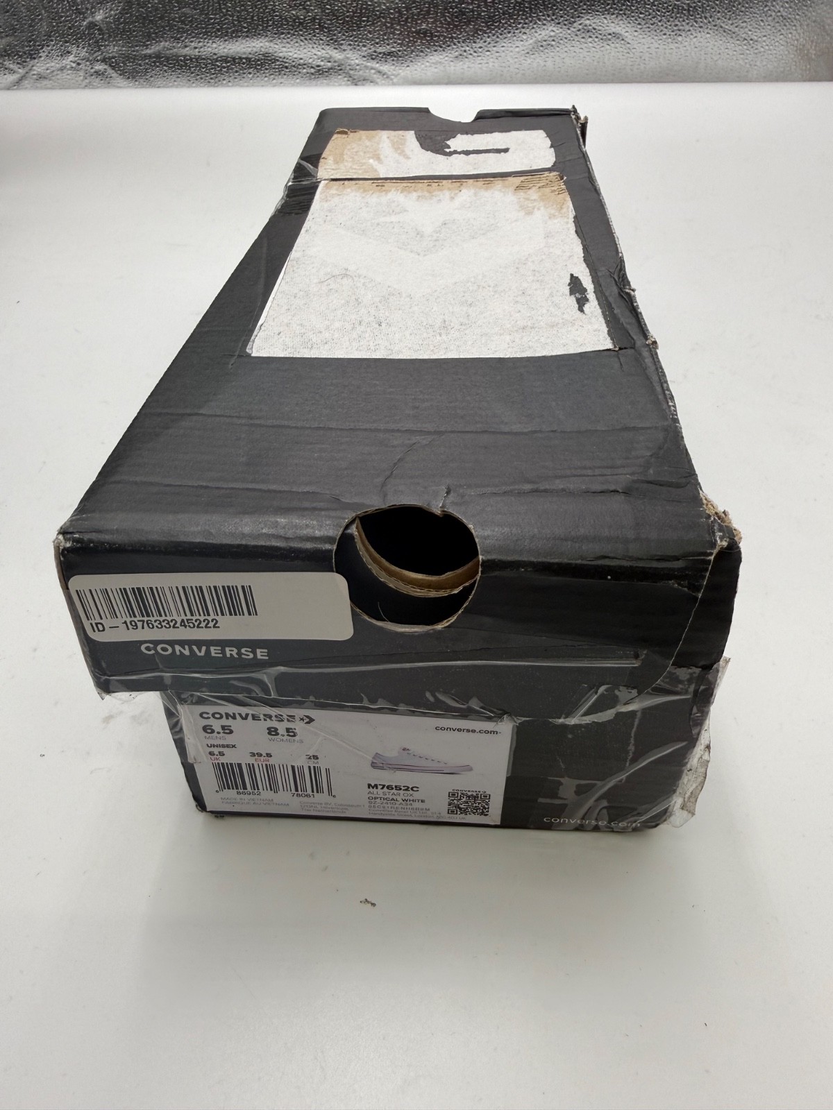 Converse Chuck Taylor All Star White/Unisex M7652C Men's Size 6.5 Women's 8.5 thumbnail 4