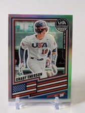 Grady Emerson 2026 Panini Stars & Stripes Silver Holo Prizm #155- FREE SHIPPING