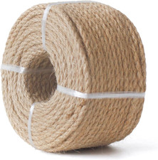 Natural Jute Twine 4mm x 328ft Rope for DIY Crafts Gardening Packaging Home Deco
