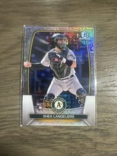 2023 Bowman Chrome Shea Langeliers RC Mega Box Mojo Refractor #3 Athletics