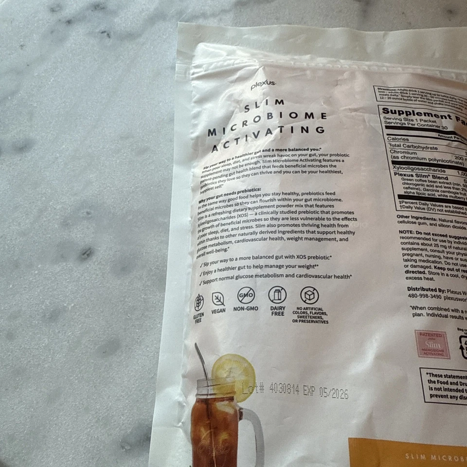 Té dulce activador de microbioma Plexus Slim. Serie Gut Health. 30 porciones.5/26 Foto 4 de 4