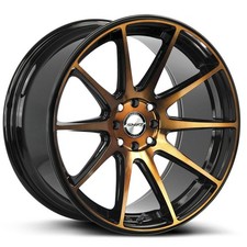 Shift H34 Gear 18x9 5x120 30 Black Machine Bronze Wheels4 73.1 18 Inch Rims Shift H34 Gear 18x9 5x120 30 Black Machine Bronze Wheels4 73.1 18 Inch Rims