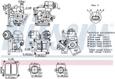AGR-Ventil Abgasrückführung für Volvo XC60 V40 Schrägheck 156 525 526 157 BW
