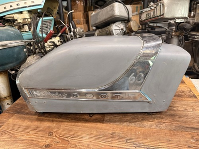 #ad 1960’s 60 hp Scott McCulloch Outboard Cowling Fiberglass Cover FLYING SCOTT 60 $149.00