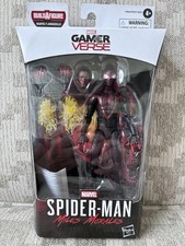 Marvel Legends Miles Morales Gamerverse Spider man       NO BAF PART      OPENED NEW