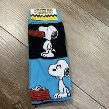 Snoopy Peanuts Crew Socks Shoe Size 6-12 Unisex Adult Multicolor NWT