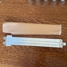 ACU-MATH Slide Rule No. 600 Vintage Engineering Tool with Case Made in USA