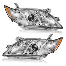 Headlights for 2007 2008 2009 Toyota Camry Headlight Assembly US 07-09 Chrome
