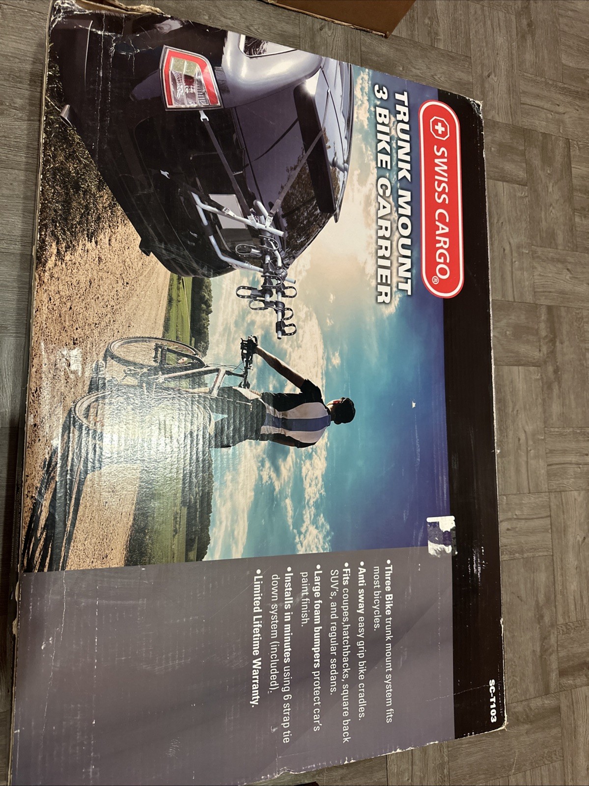Swiss Cargo  Trunk Mount 3 Bike Carrier