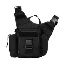 Tactical Messenger Bag 10L Military Molle Crossbody Sling Backpack EDC Satche...