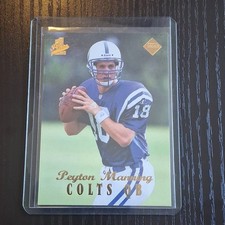 1998 Collector's Edge 1st Place Peyton Manning Colts #135 Rookie Football Card . rookie card picture
