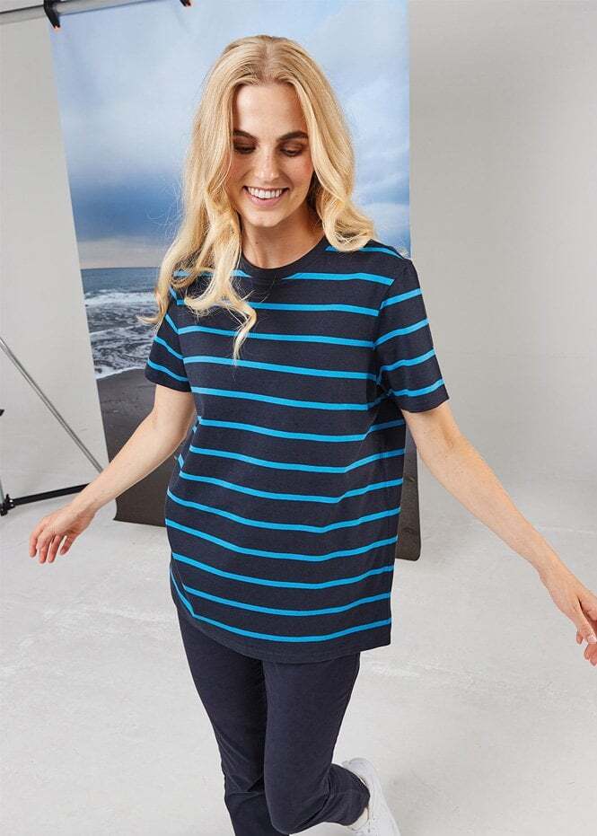 T Shirt a righe fila anteriore FR136