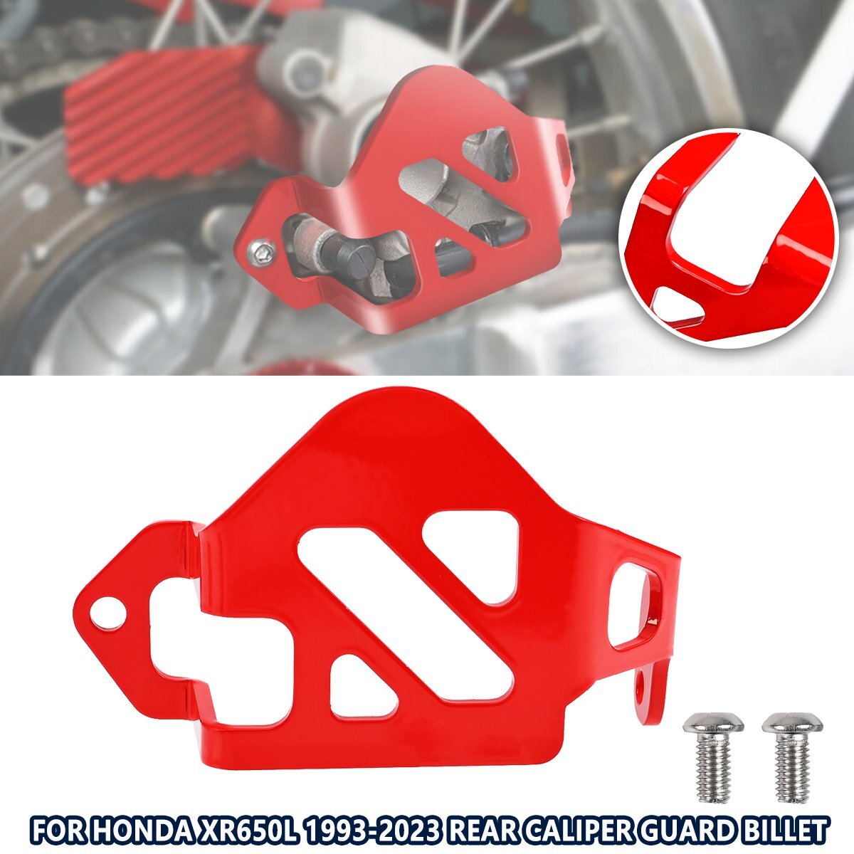 Cyleto Pastiglie Freno Anteriore Per Honda XR650R (2000-2007) E XR650L (1993-2016) - Kit Sostituzione Dischi 94x34.2x7.5 Mm