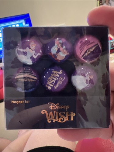 Disney Cruise Line DCL Disney Wish Cinderlla Gus Jaq Magnet 6er Set Neu mit Etikett