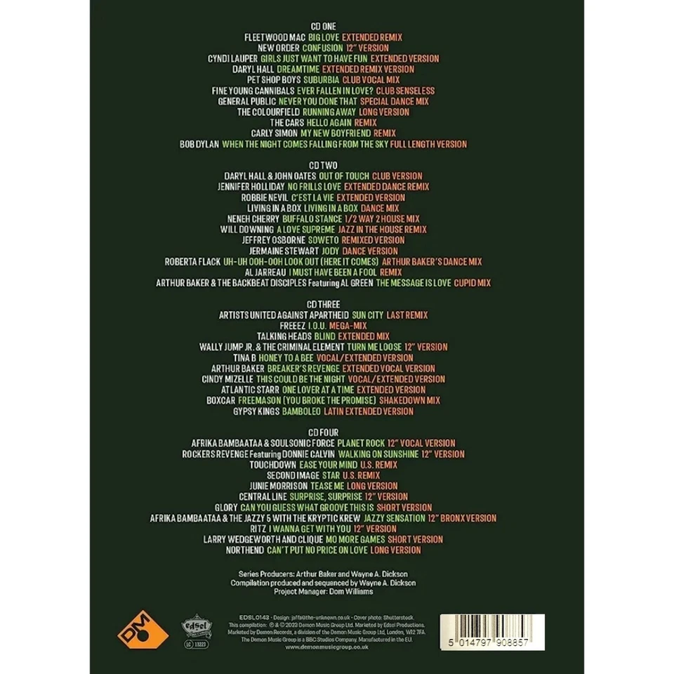 Arthur Baker Presents Dance Masters Signed Edition 4 x CD BOXSET - Image 3 of 3