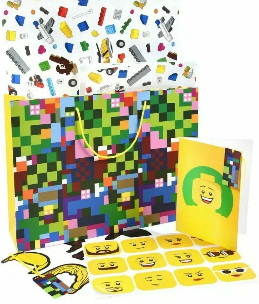 LEGO EXCLUSIVE LEGO VIP Gift Bag Gift Wrap Gift Tag Set