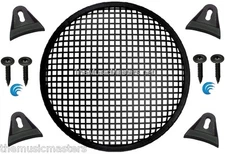 1X Black 6.5" inch Sub Woofer Speaker Mesh WAFFLE GRILL Protective Cover VWLTW