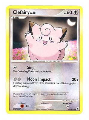 Pokemon Diamond & Pearl  77/130 Common Card - Clefairy